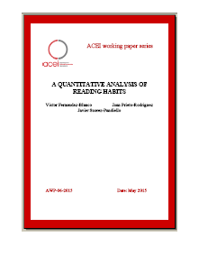 Análisis cuantitativo de habitos de lectura