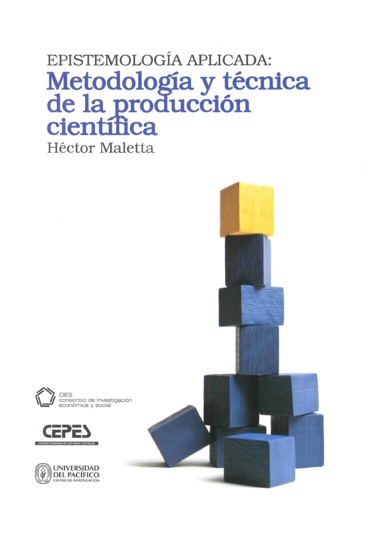 Portada del libro Epistemología Aplicada de Héctor Maletta