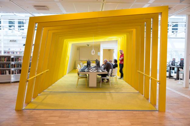 VIP-invigning av Kista bibliotek