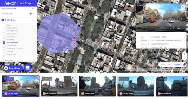Resultado de imagen de Nexar Live Map
