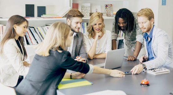 Team of skilled designers and business people