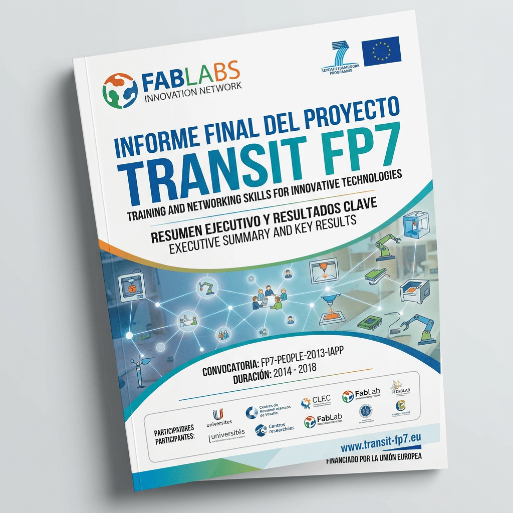 Cover of final report for TRANSIT FP7 project on training and networking skills